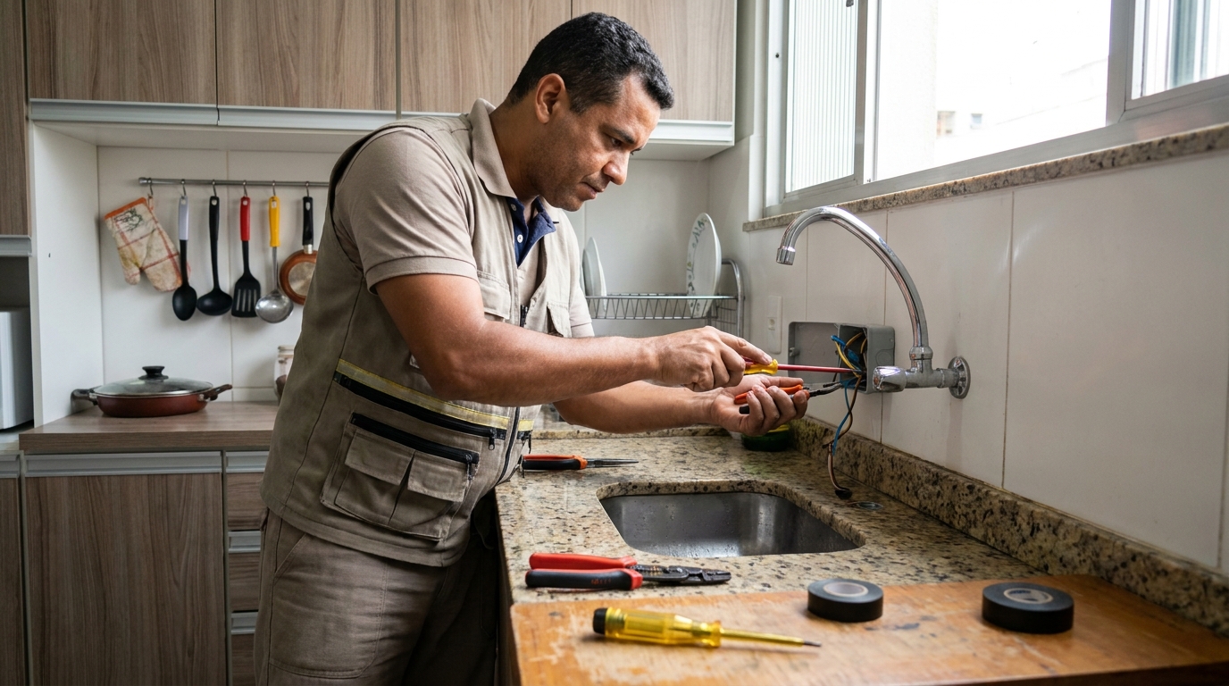 Instalação em Cozinha ou Área Gourmet em Teresina‑PI