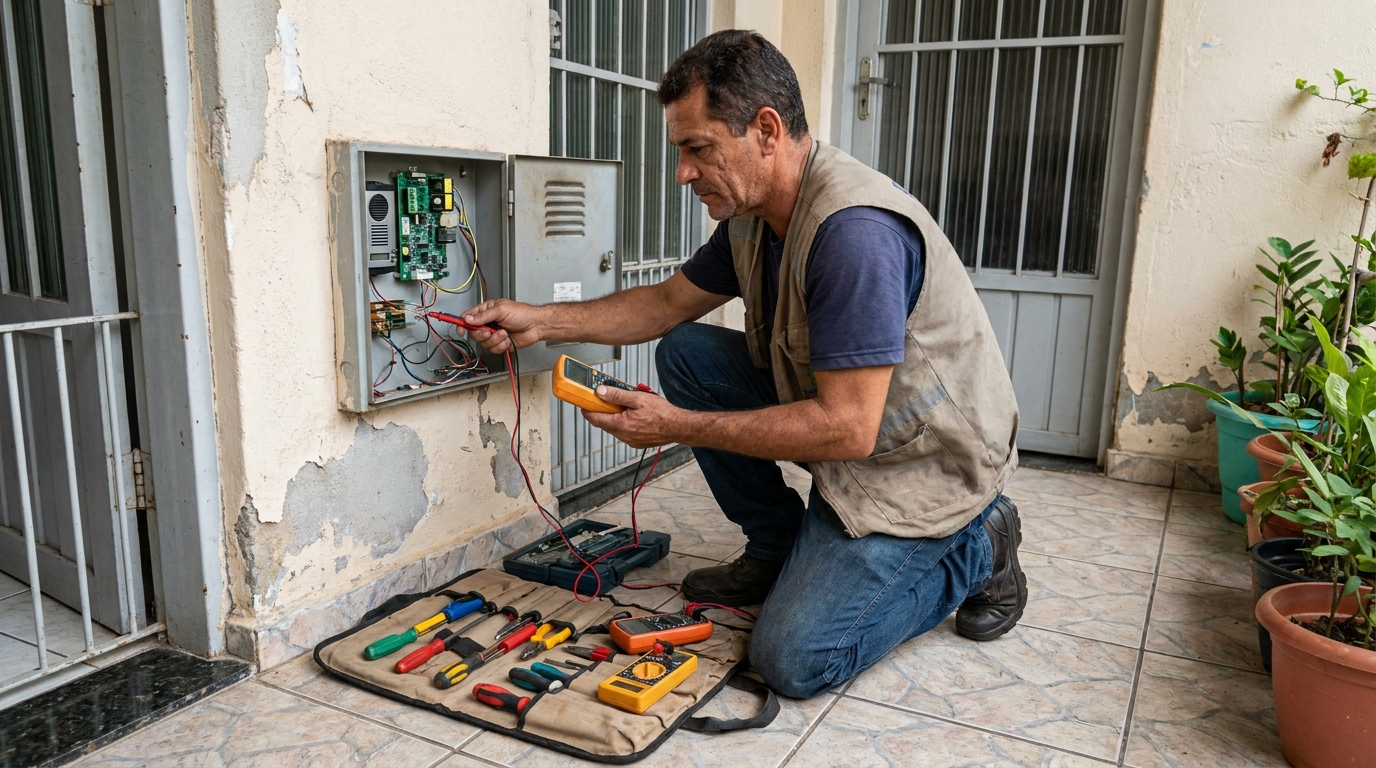 Troca de Fiação de Interfone em Teresina‑PI